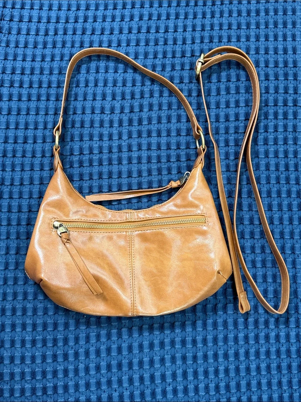Joy Giselle Mini Hobo Convertible Crossbody Tan Shoulder Bag Minimalist